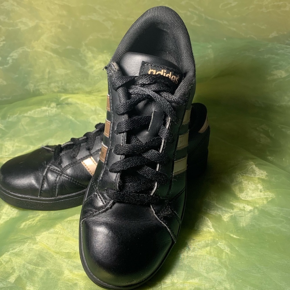 Adidas Baseline K Black/Copper Sneakers - Picture 4 of 7